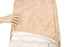 Beige Crackled Tie Dye Like Brushed Poly Knit Fabric by the yard IMPERFECT